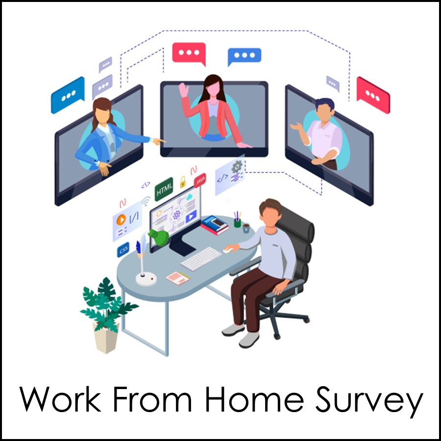 Work from Home Survey Button Website